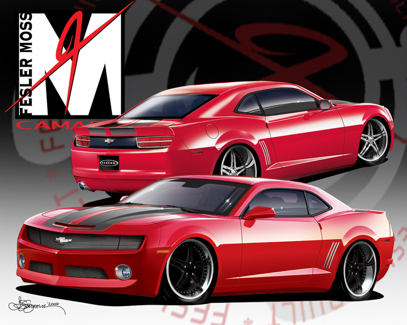 Illustration for article titled Fesler-Moss Builds A Corvette ZR1-Powered Camaro SS
